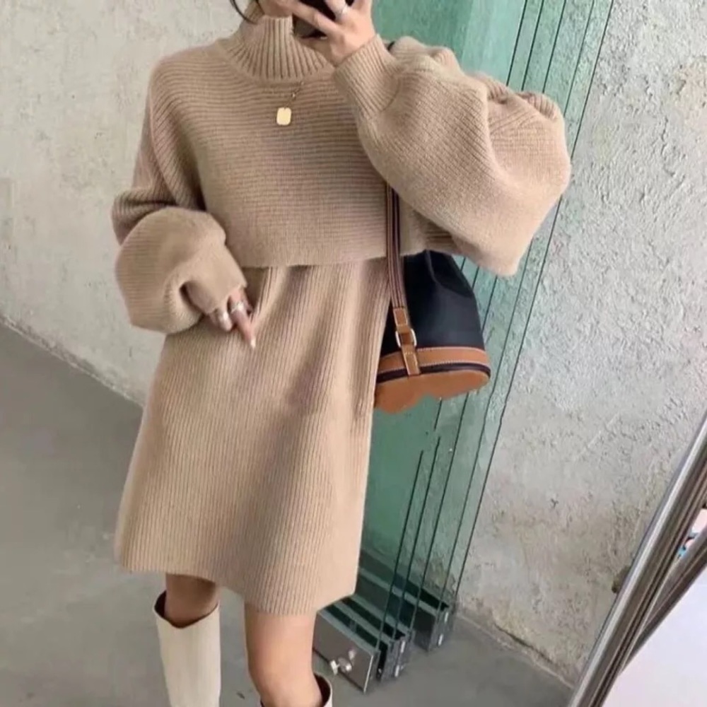 2-Piece Sweater and Dress Set - Picture 1 of 16